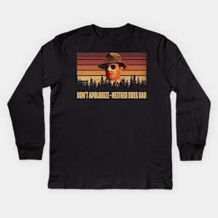 Chinatowns Chronicles Retro Tee with Imagery and Quotes That Capture the Essence of Polanski's Noir Classic Kids Long Sleeve T-Shirt